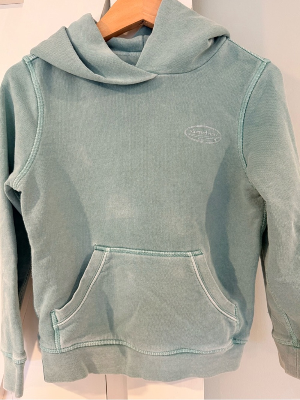 Vineyard Vines Kid’s Seafoam Green Pullover Hoodie